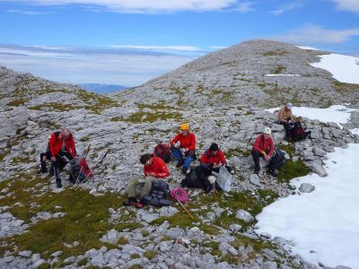 009-Rast am Hohe-Trog-Sattel